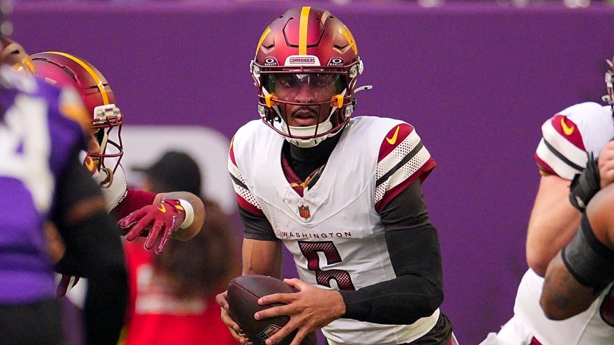 The pressure is officially on for Commanders' Jayden Daniels