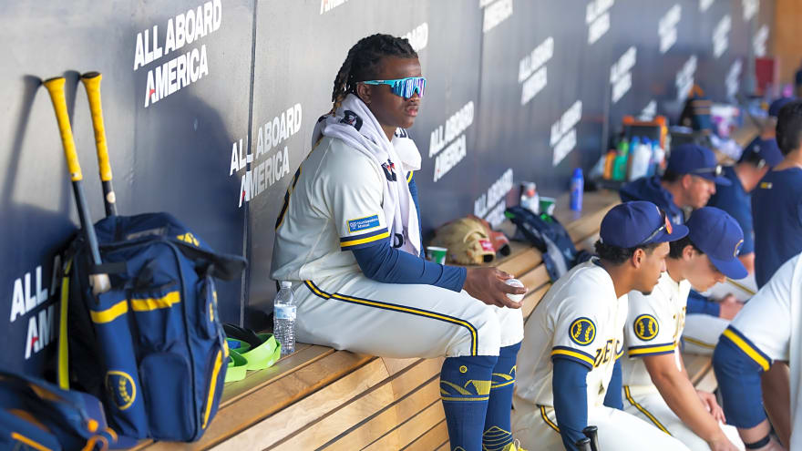 Milwaukee Brewers Top Prospect Leaves Game with Injury