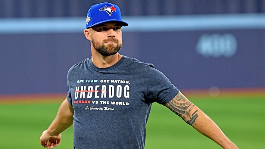 Nathan Lukes exits ALCS Game 1 due to knee contusion