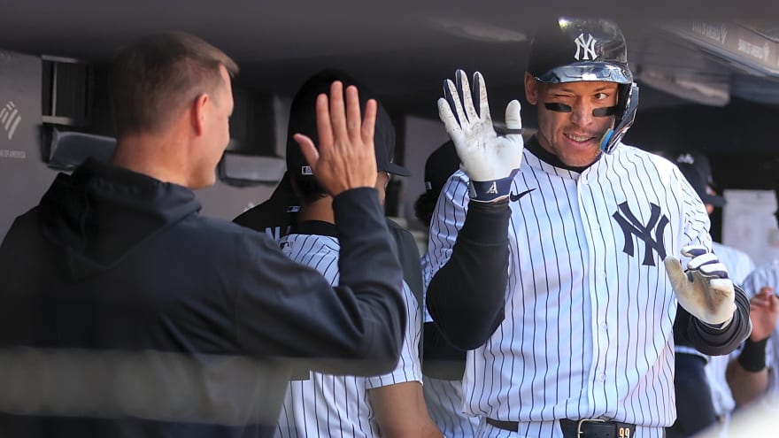 Watch: Aaron Judge ties MLB lead with 13th home run