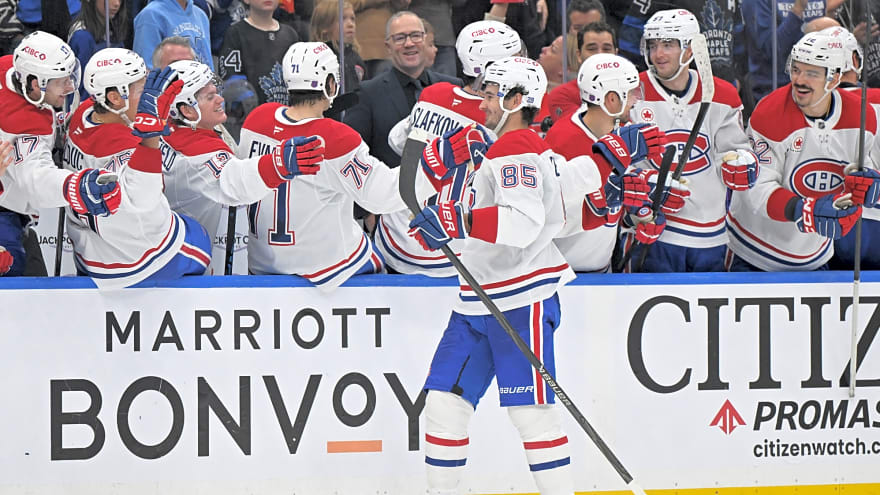 The Canadiens are first in the Atlantic Division in points per game