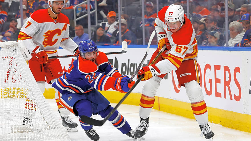 Which Flames prospects might be going pro in 2026-27?