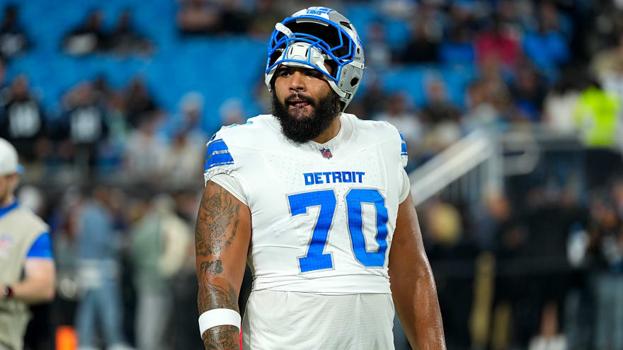 Juice Scruggs or Cade Mays? The Lions suddenly have a fascinating decision to make at center and Dan Campbell admits the Lions aren’t sure what to do