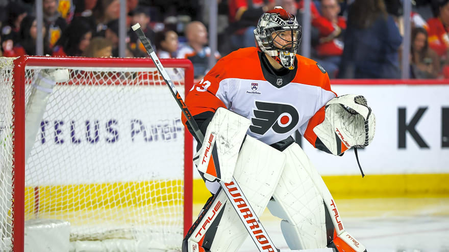 Sources: Flyers considering alternatives to replace goaltender Samuel Ersson