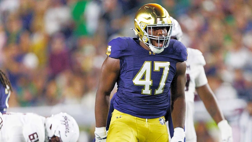 Predicting the Notre Dame defensive line depth chart following the eligibility decision on starting DT Jason Onye