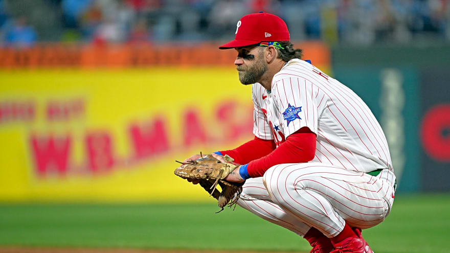 Bryce Harper loses an out on rarely-enforced rule