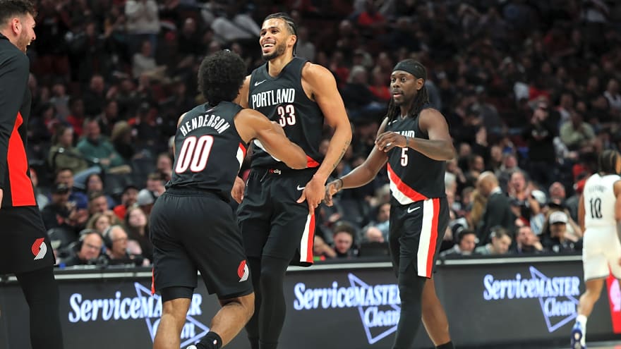 Blazers rout Nets 134-99