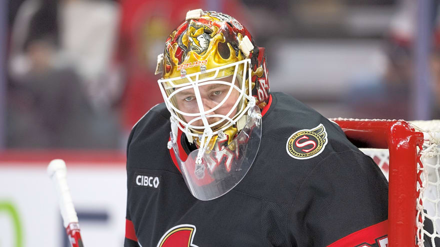 Ullmark Was Brilliant in an Empty Senators' Postseason