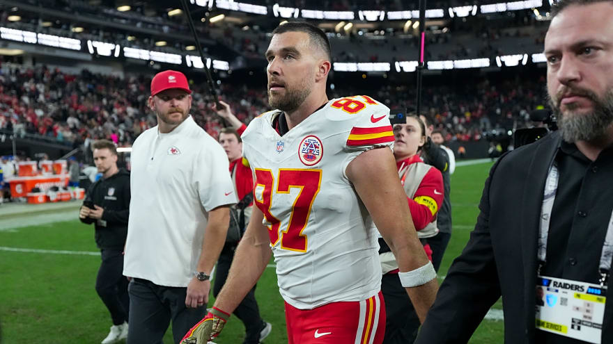 Travis Kelce may have dropped a hint about his playing future