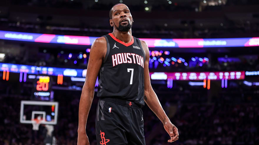 Kevin Durant had a heated exchange with Tyler Herro