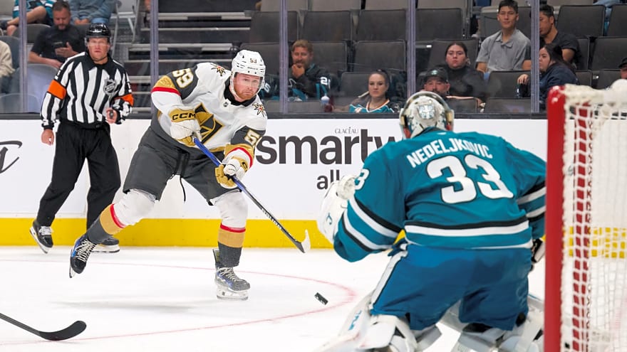 Golden Knights preseason opens with Hallum’s late push