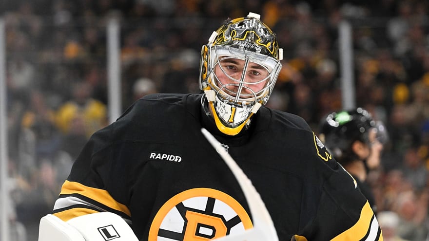 Swayman Snaps, Sabres Blow Out Bruins for 3-1 Series Lead