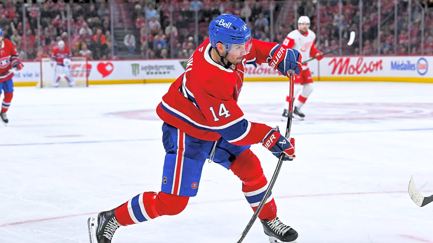 VIDEO: Anthony Martineau and Patrice Bernier with Nick Suzuki on the ice this morning