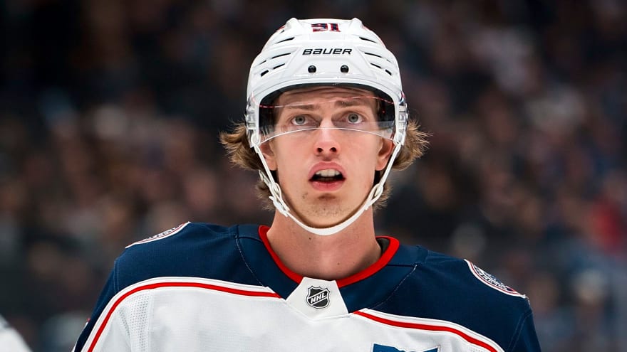 Kent Johnson thrived in Rick Bowness’ debut for Blue Jackets