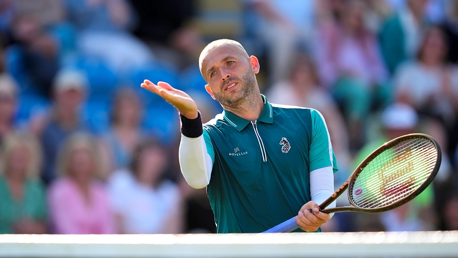 'Hopefully there&#39;s more to come' - Dan Evans fights back tears in post-match interview after win over Tommy Paul at Eastbourne