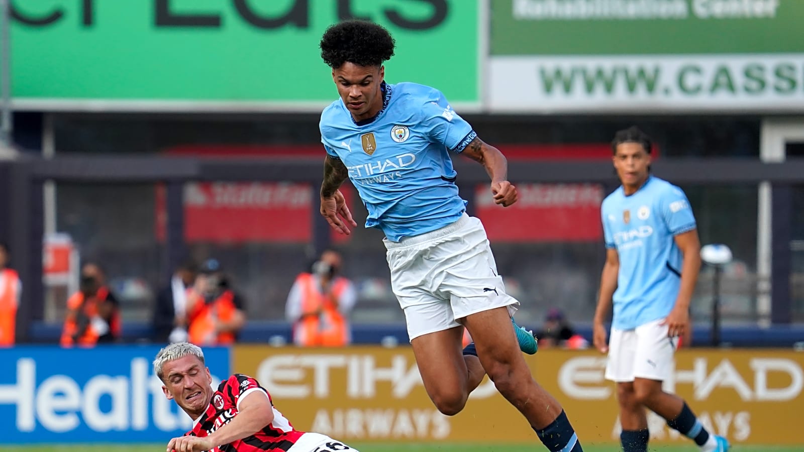 A Manchester City youngster has earned his first international call-up for England
