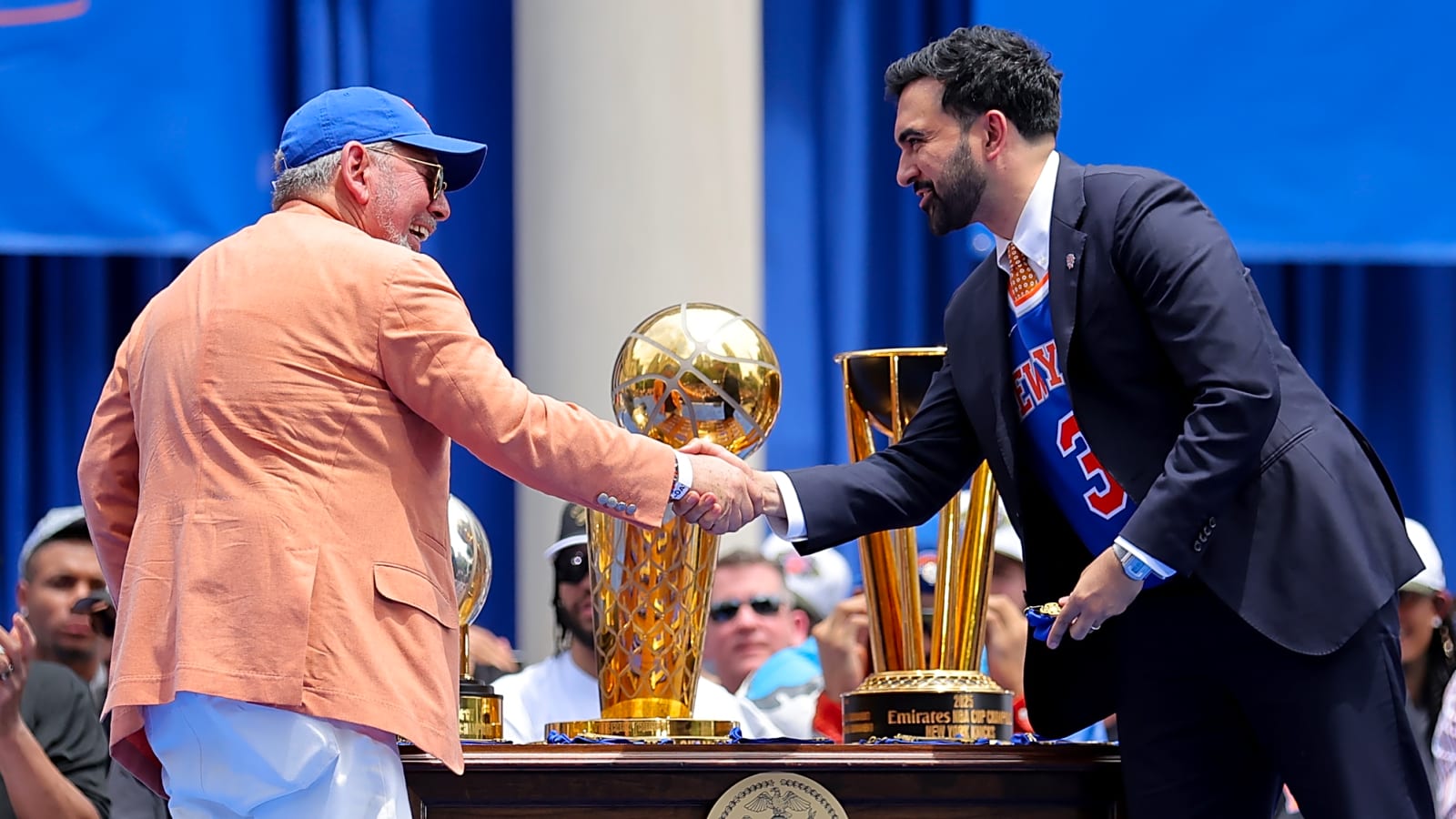 Knicks End 53-Year Drought; Owner Clashes Over Oakley Ban
