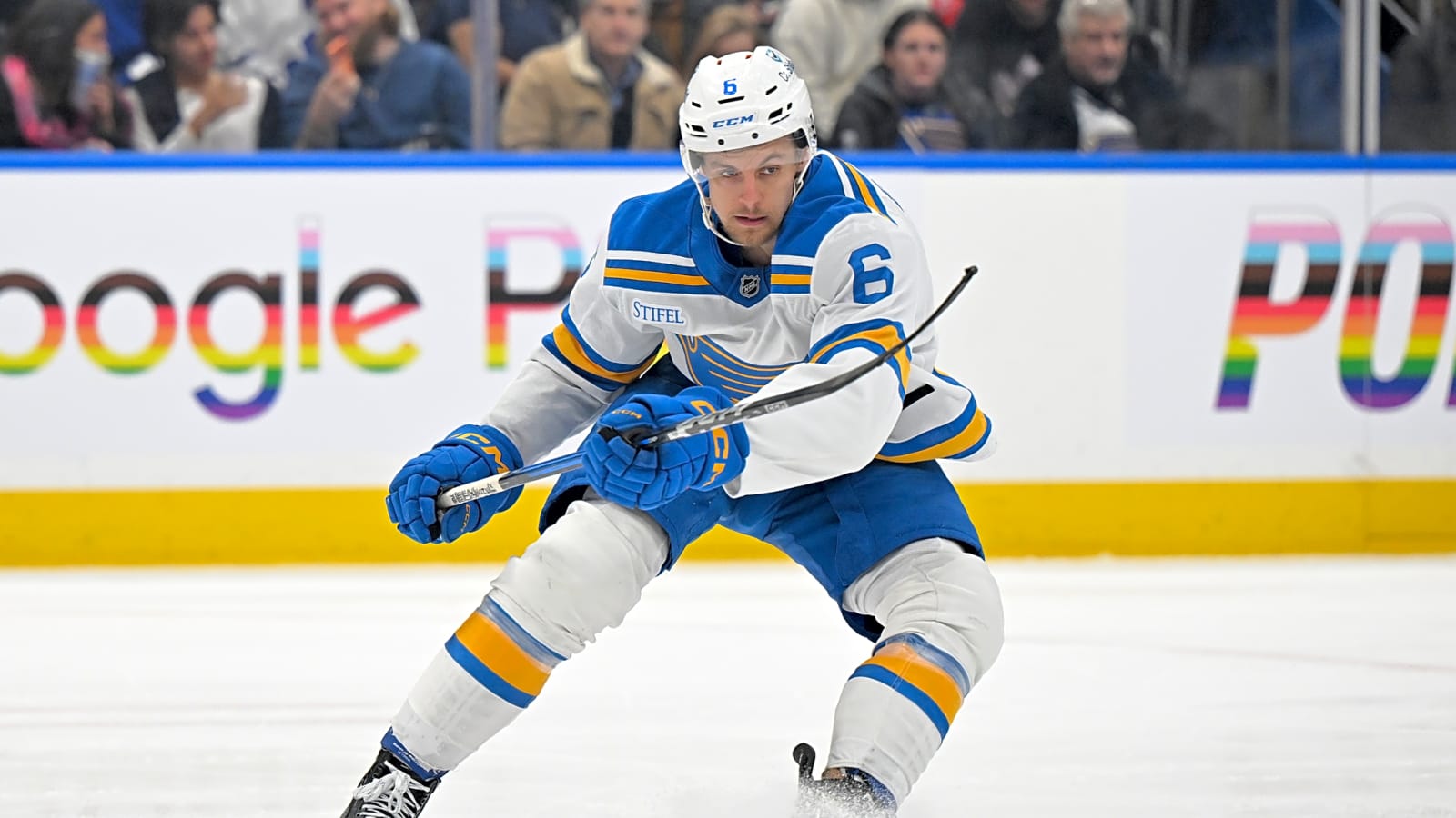 No contract talks between Blues, Philip Broberg