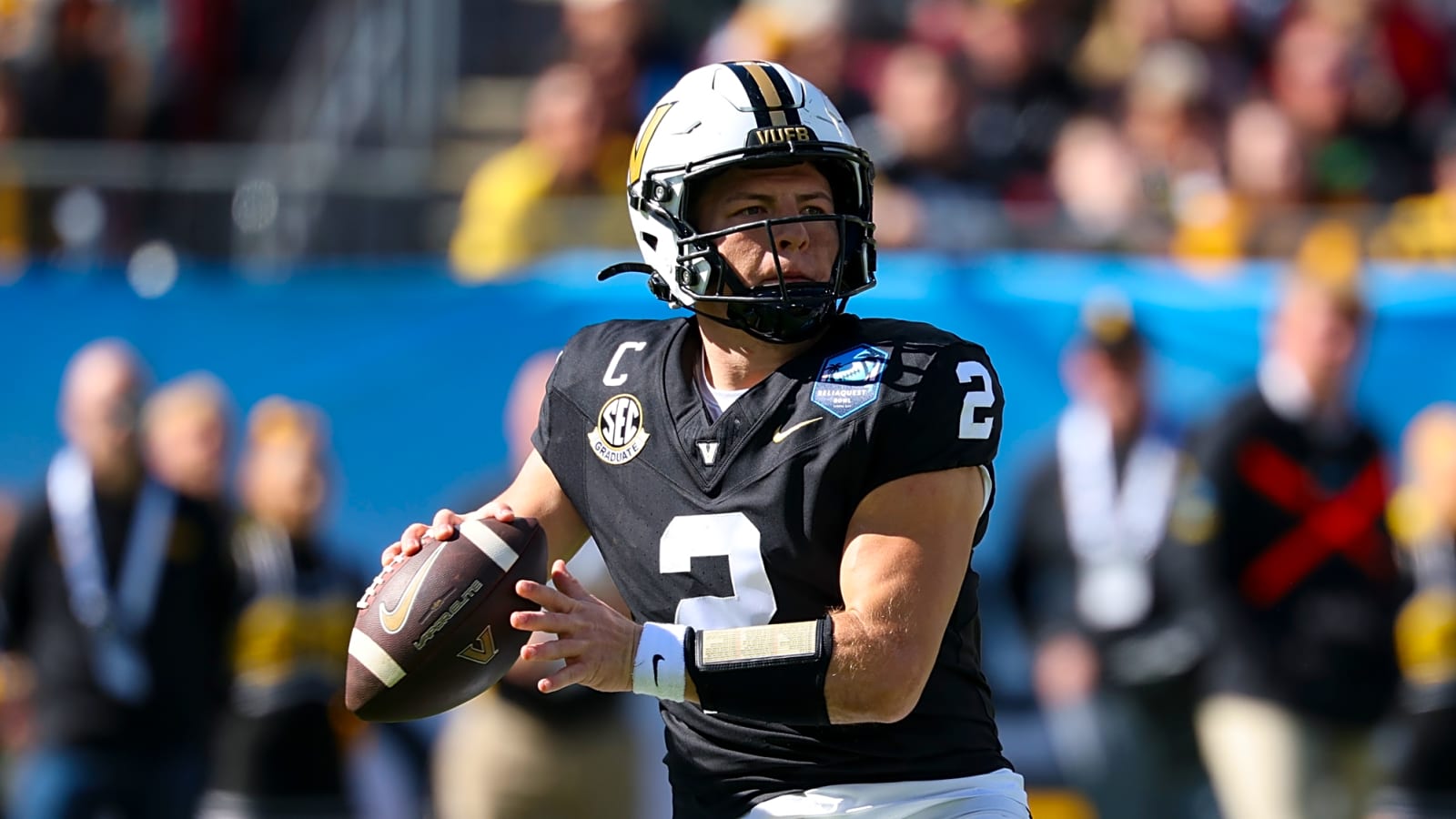 Diego Pavia responds to chatter about his real height