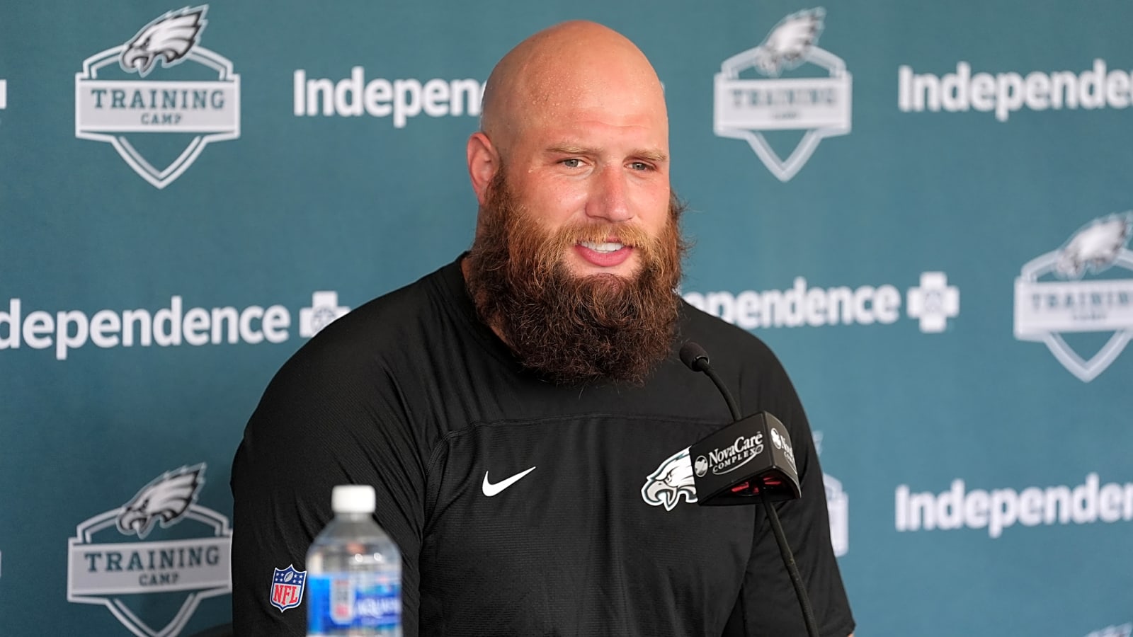 Lane Johnson Touts Teammates, Talks Dog Days Of Training Camp At Age 35