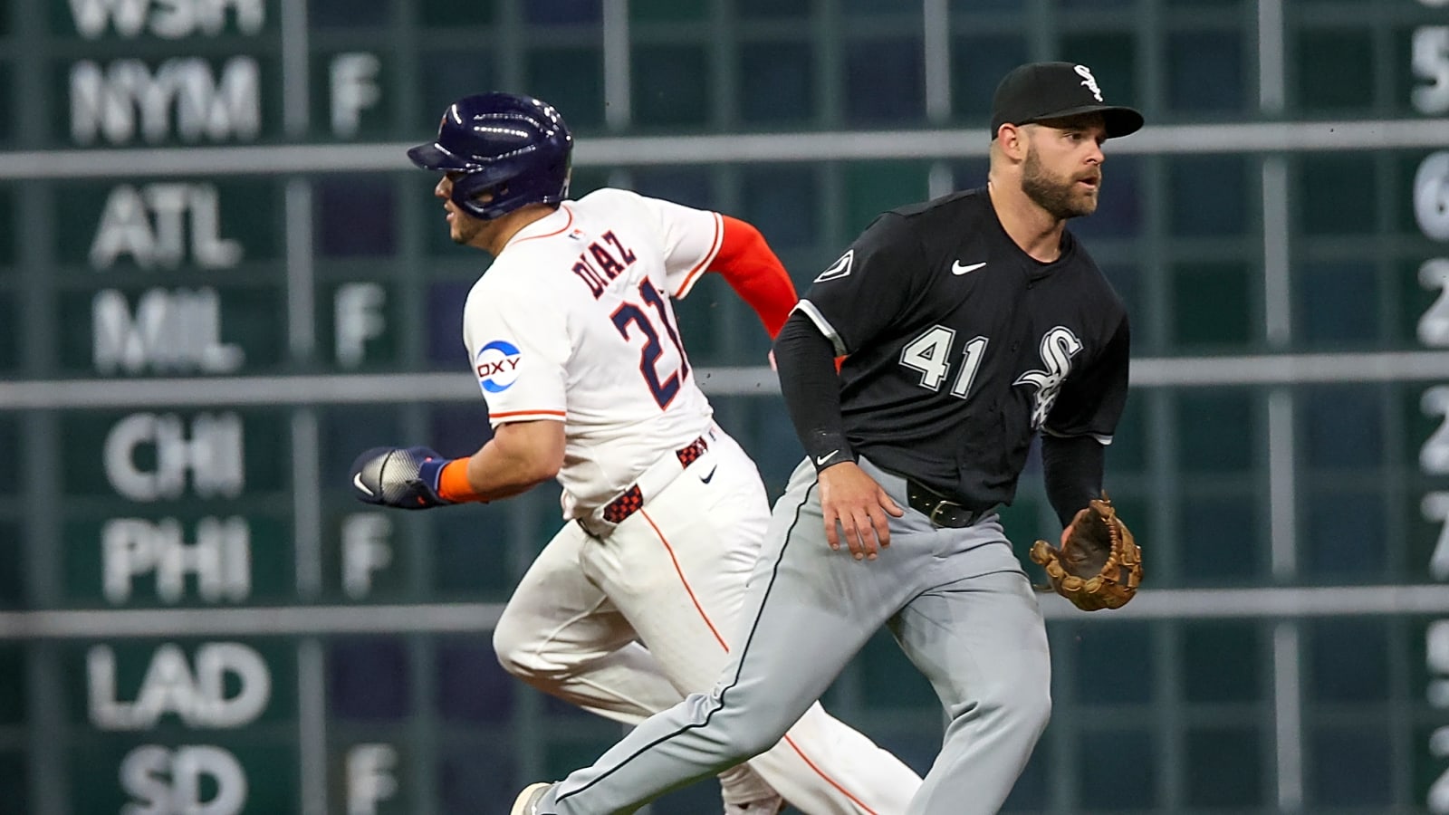 White Sox outright infielder who was Clayton Kershaw's 3,000th strikeout