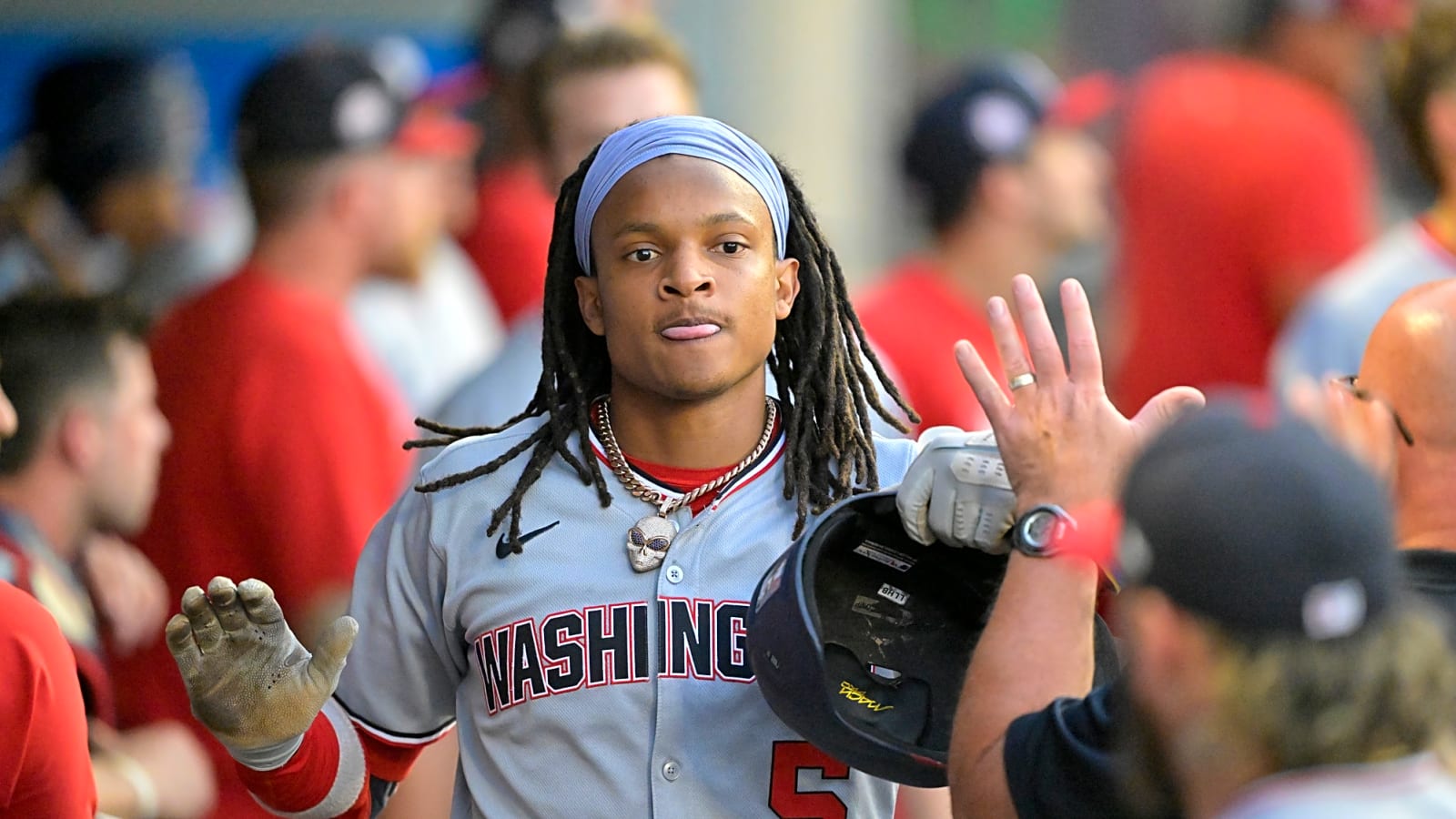 Abrams’ 11th-Inning Triple Lifts Nationals Over Angels as Wood Draws Four Intentional Walks