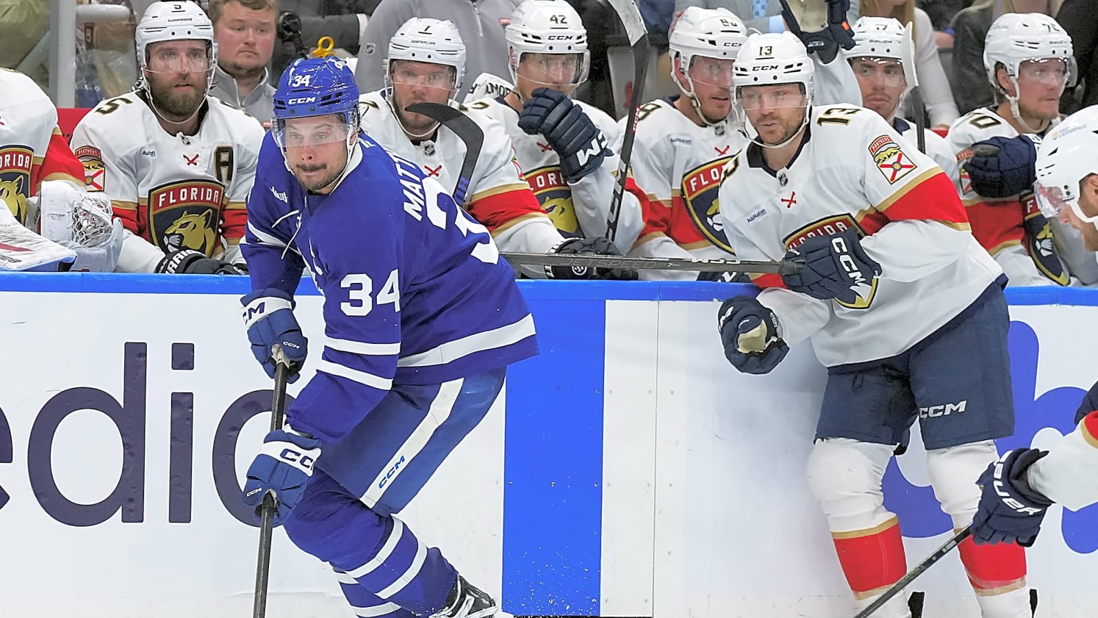 Auston Matthews has just three goals in his last 19 playoff games