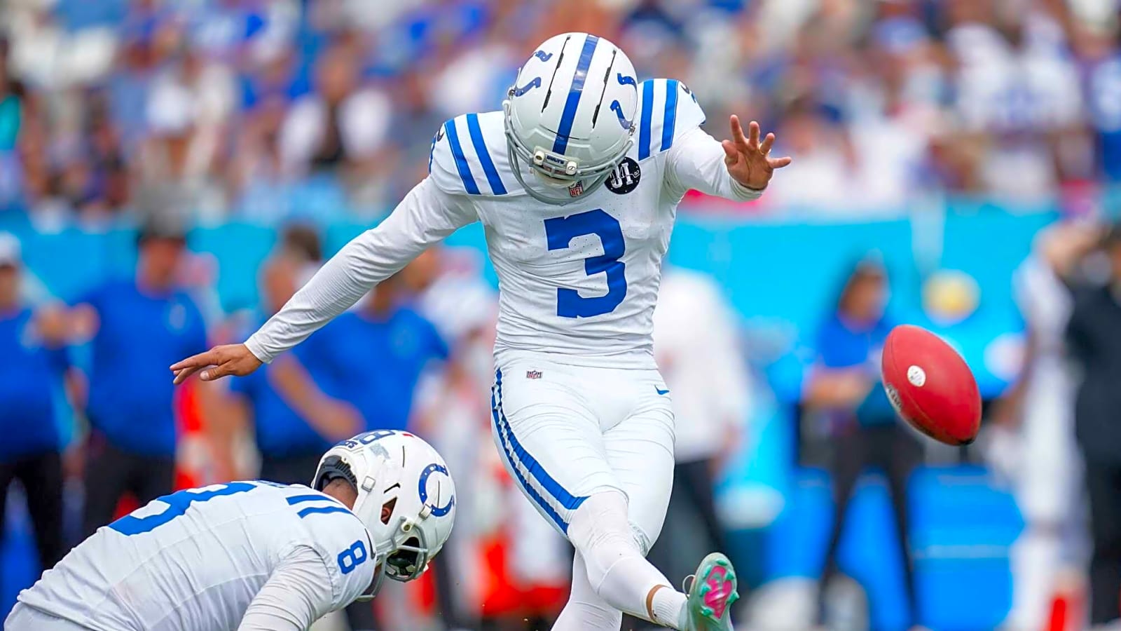Colts K Spencer Shrader Out For Season