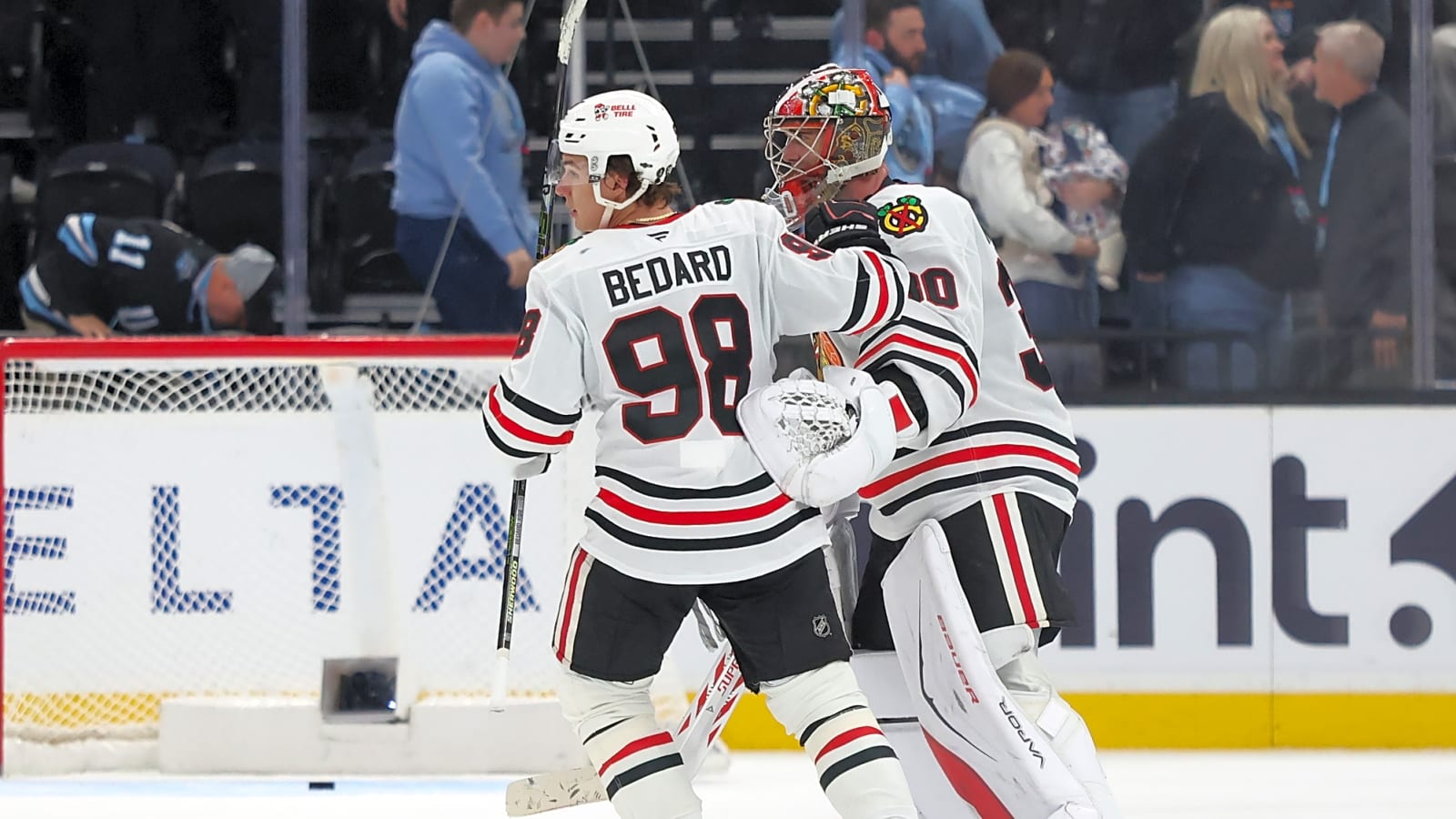 Recap: Blackhawks come back to beat Mammoth 3-2