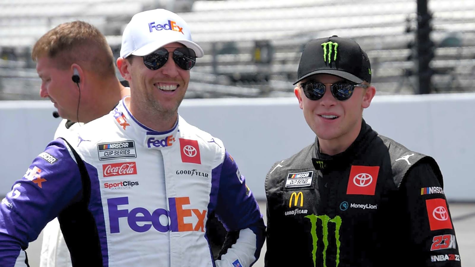 Joe Gibbs Racing teammates collide in NASCAR playoff race