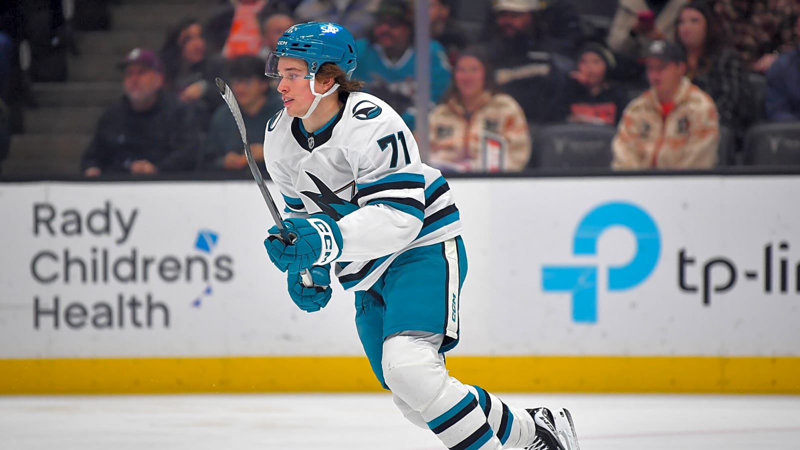 Macklin Celebrini escapes injury after frightening incident