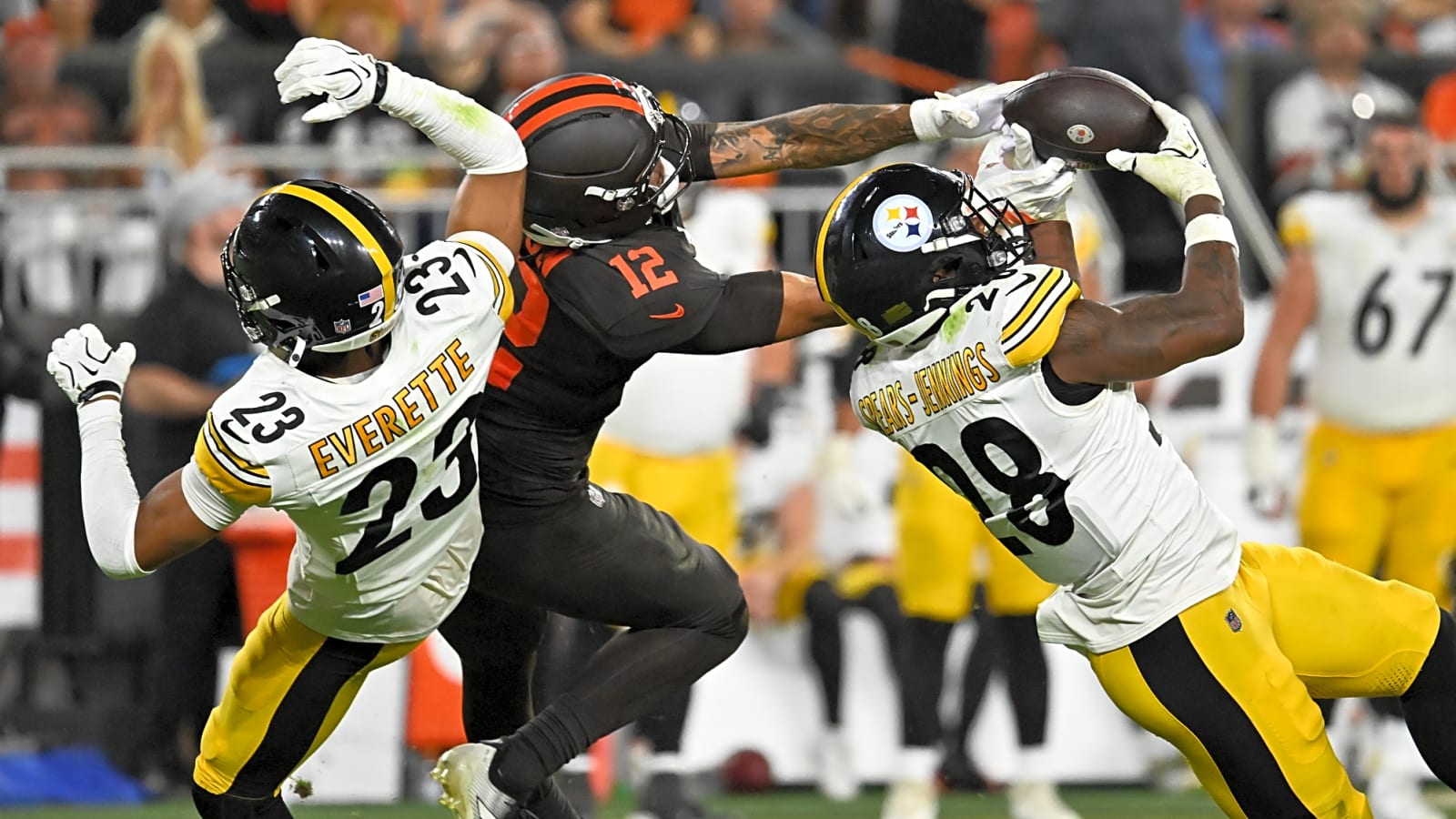 Watch: Robert Spears-Jennings grabs first NFL interception
