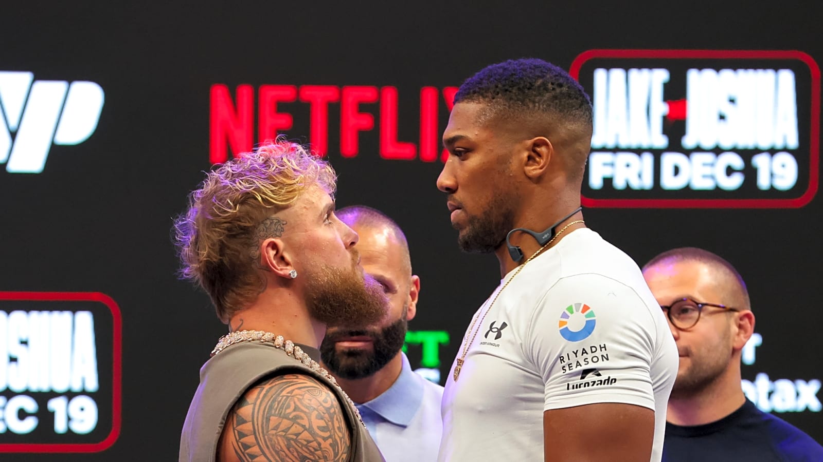 Anthony Joshua has threatening message for Jake Paul ahead of fight
