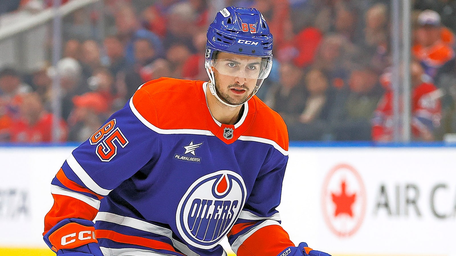 Who do the Edmonton Oilers still have at training camp?