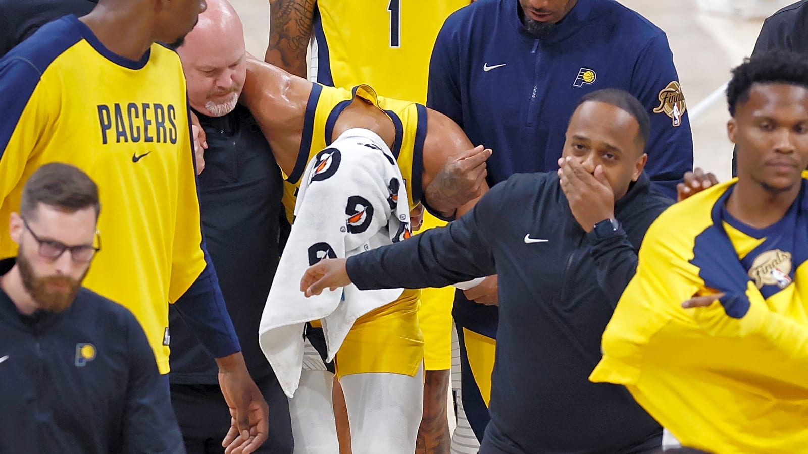  Tyrese Haliburton left Game 7 due to injury
