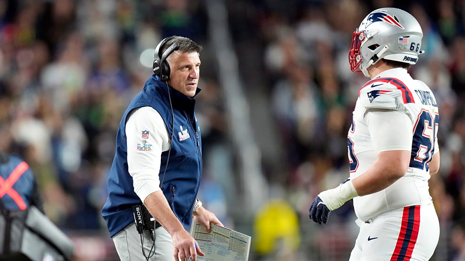 Mike Vrabel Says Will Campbell Will Remain At LT