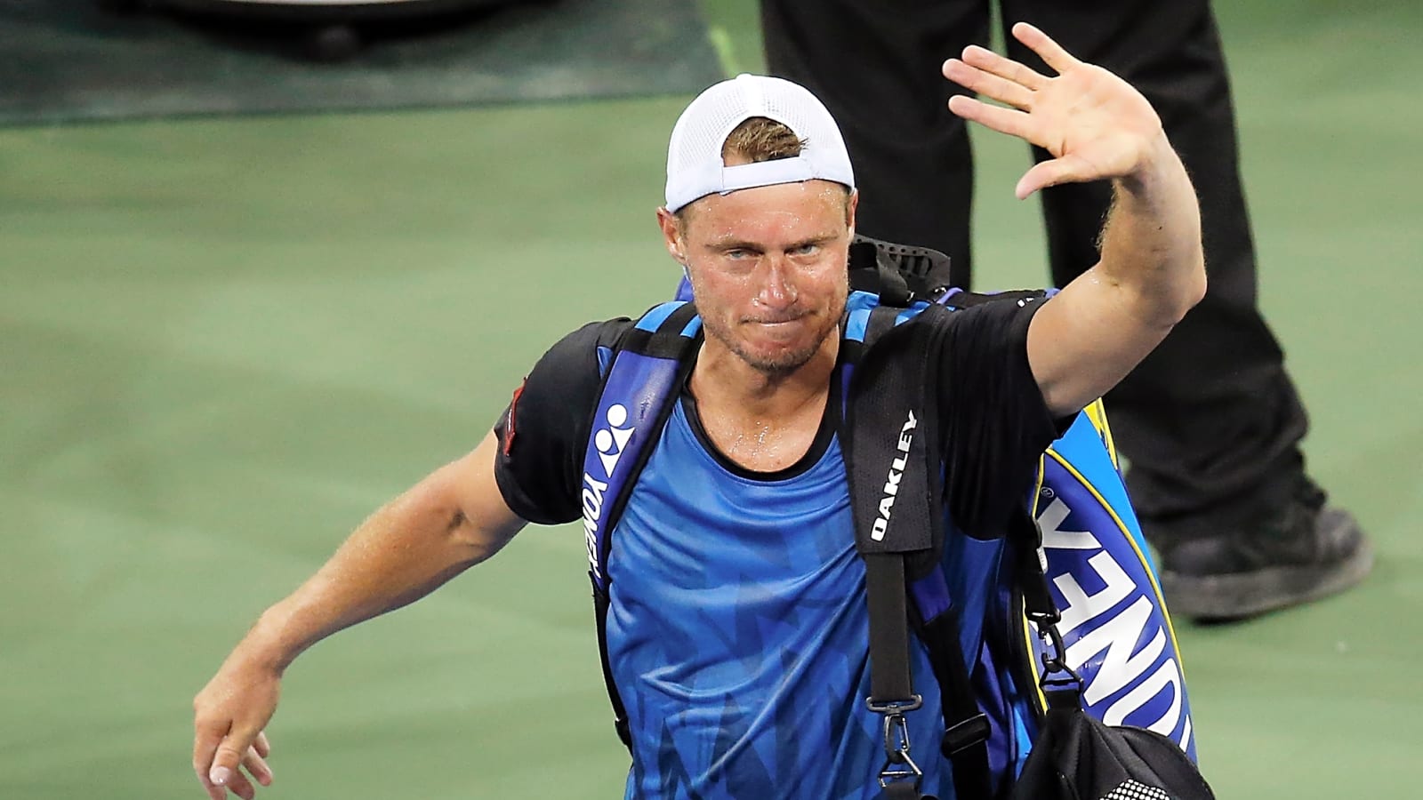 Lleyton Hewitt handed two-week ban and sizeable fine for pushing 60-year-old doping control official after Davis Cup defeat