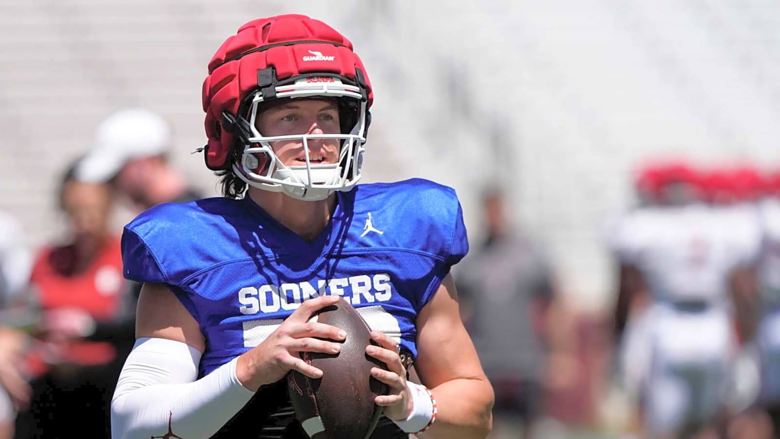 John Mateer Draws Top Gun Comparison: ‘He Pushes It’