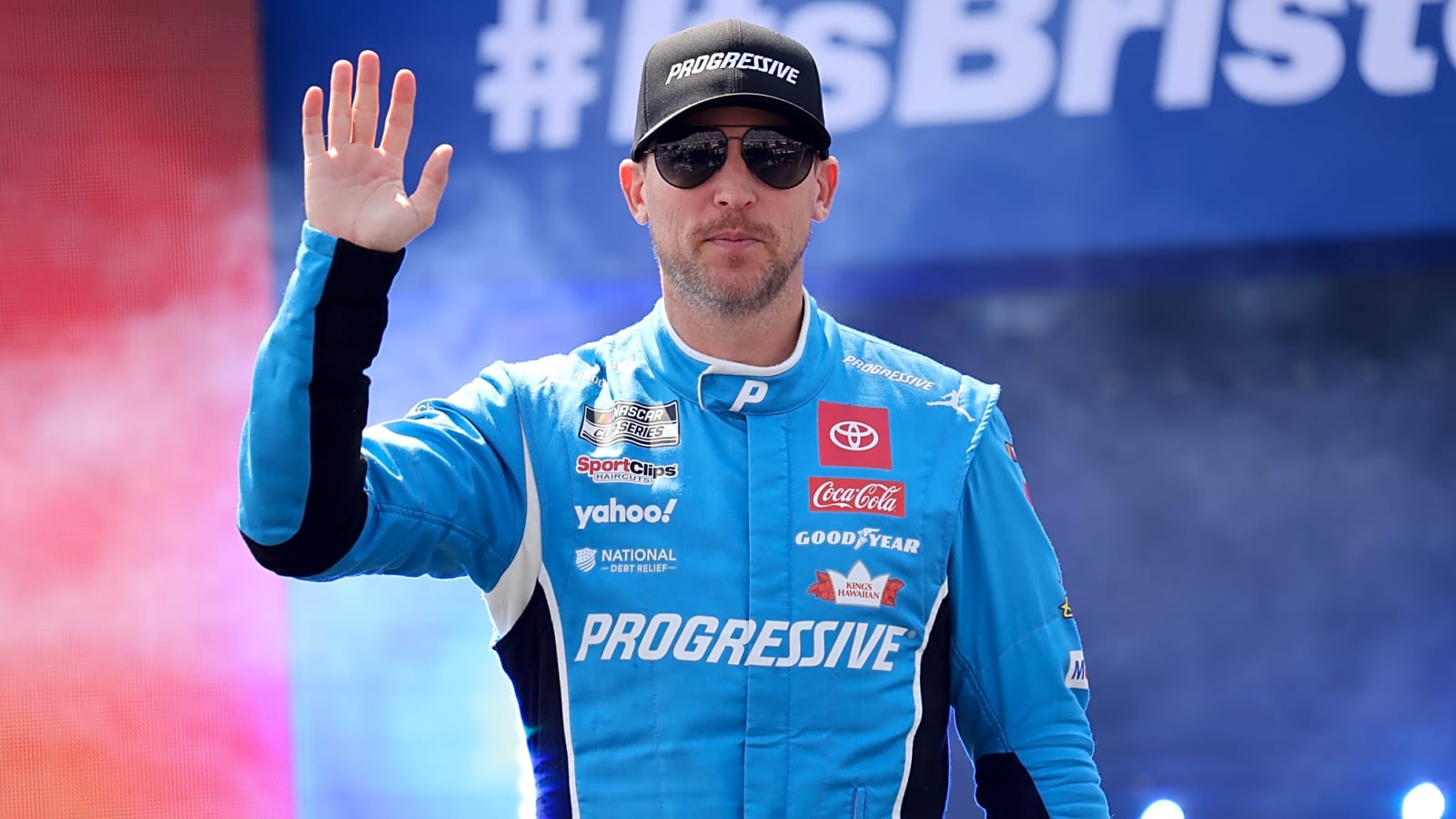 Denny Hamlin suffers blown engine during Chicago practice session