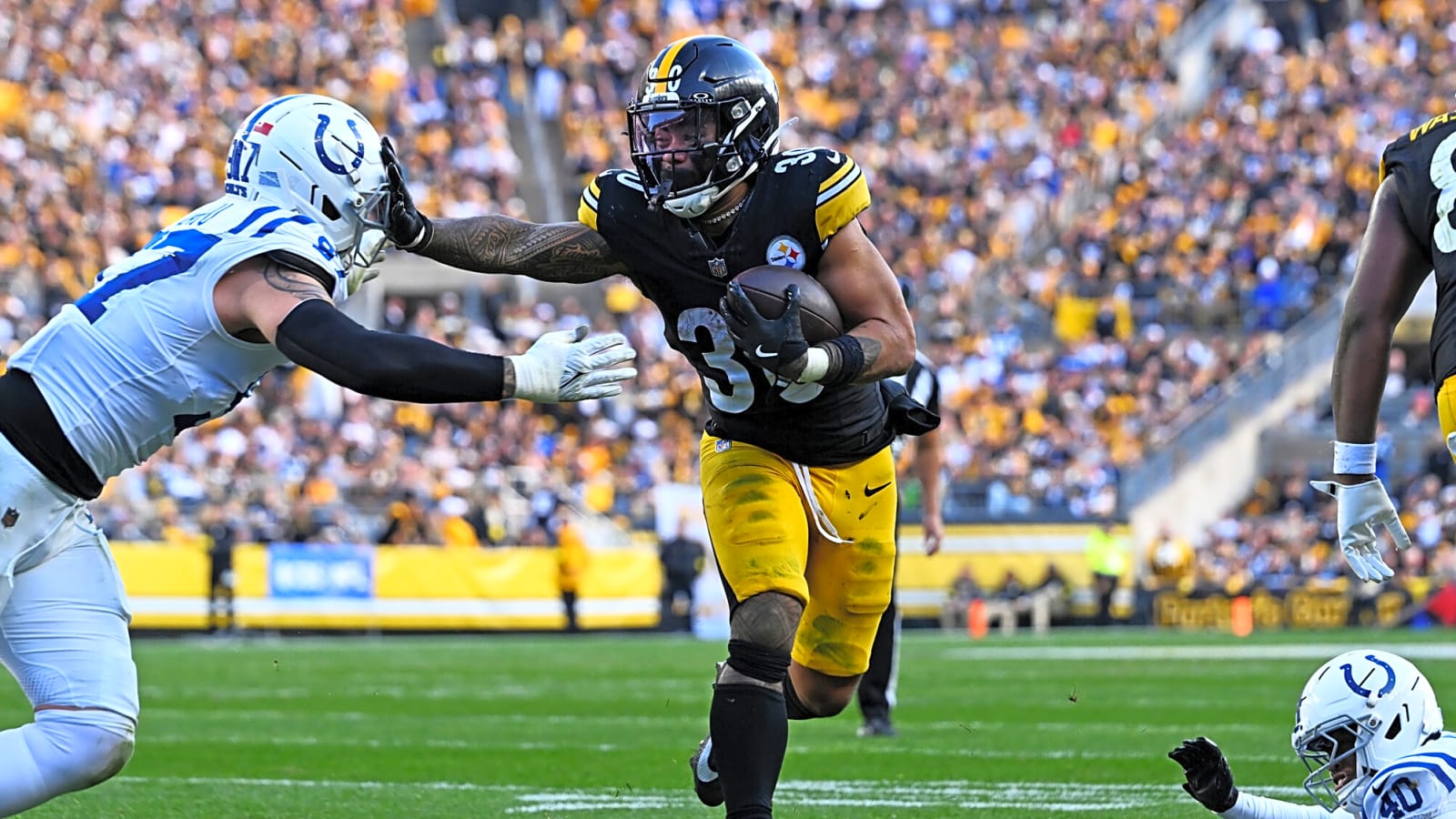 Watch: Warren grinds out 2 Steelers rushing touchdowns