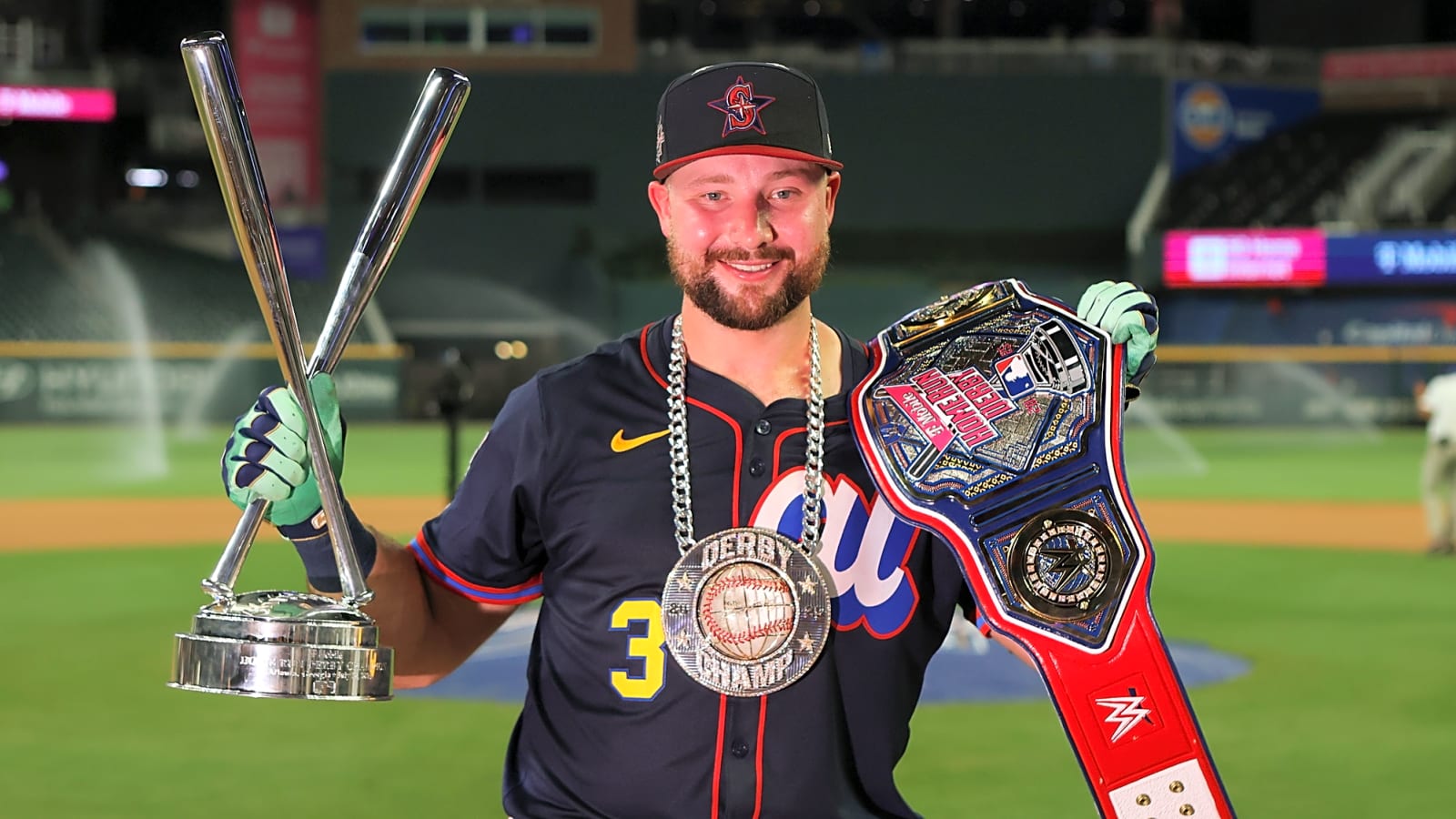 Cal Raleigh Becomes 1st Catcher to Win MLB Home Run Derby Following Historic Performance