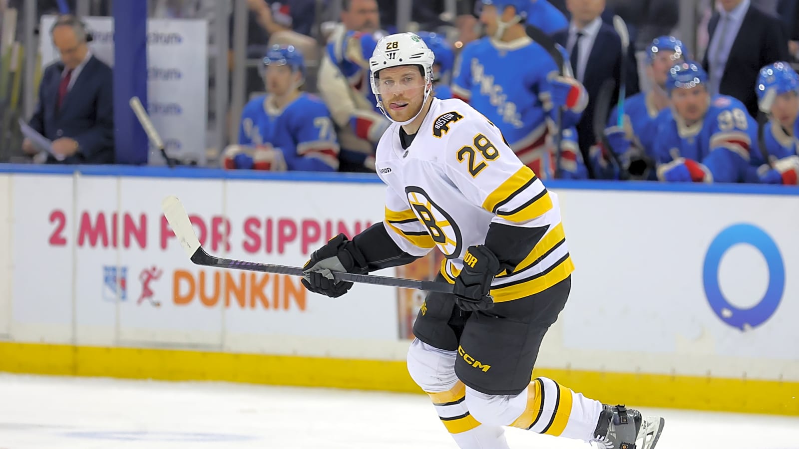 Elias Lindholm Leaves Game With Injury