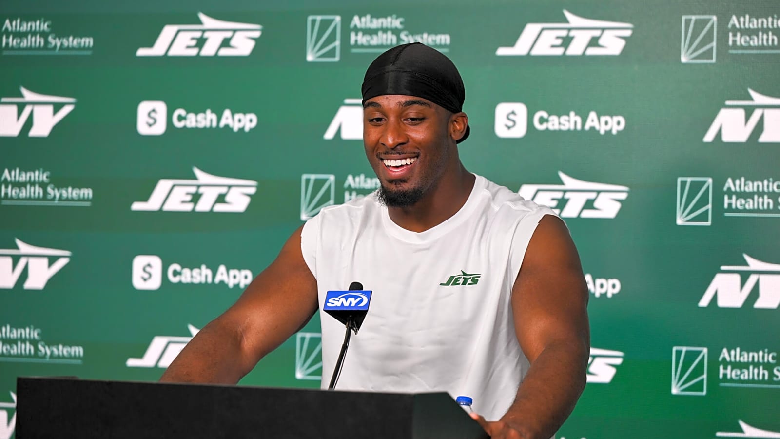 Breece Hall pushes back on rebuild talk, believes Jets can win now
