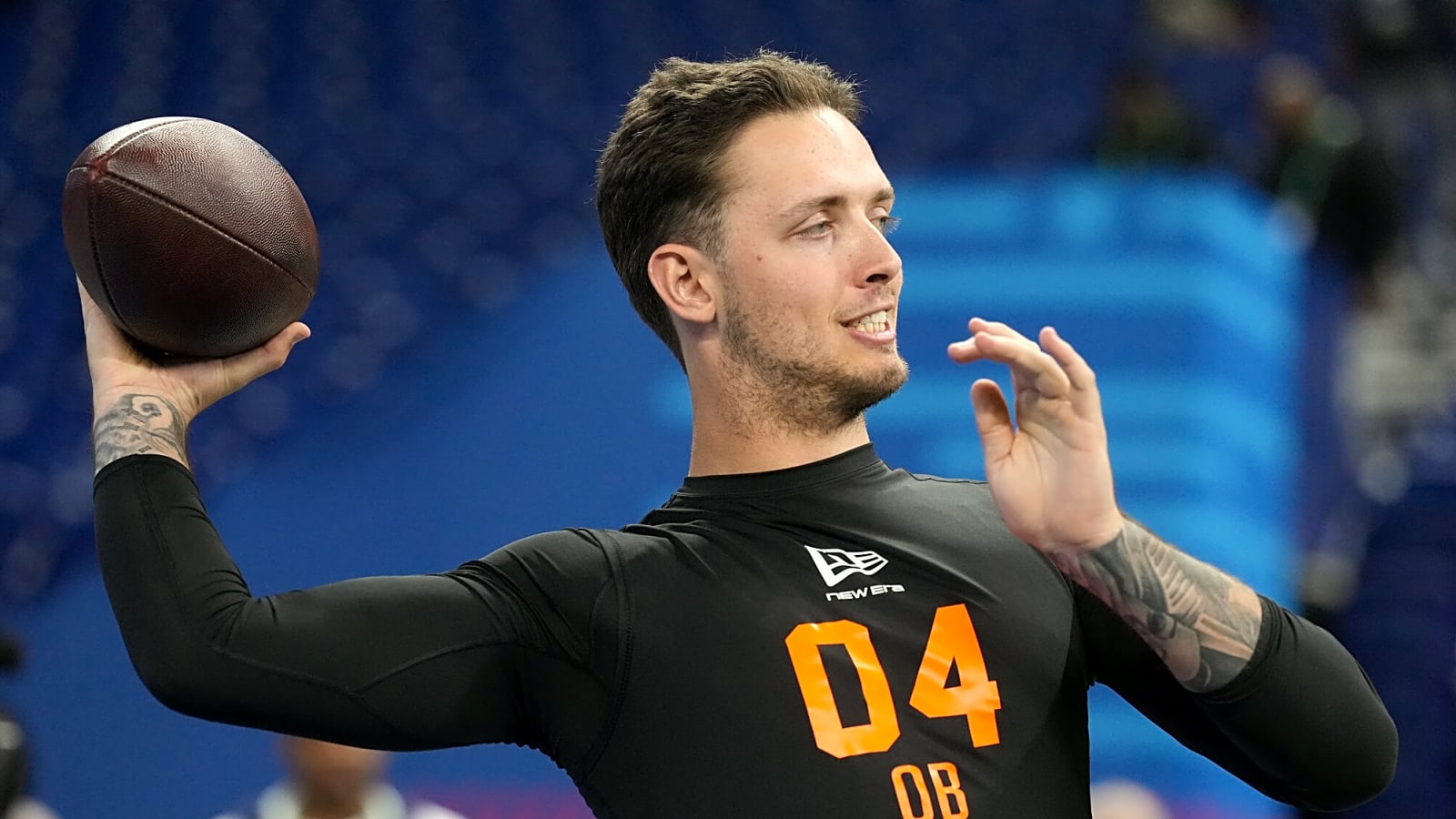 Carson Beck got relentlessly booed at the NFL Combine