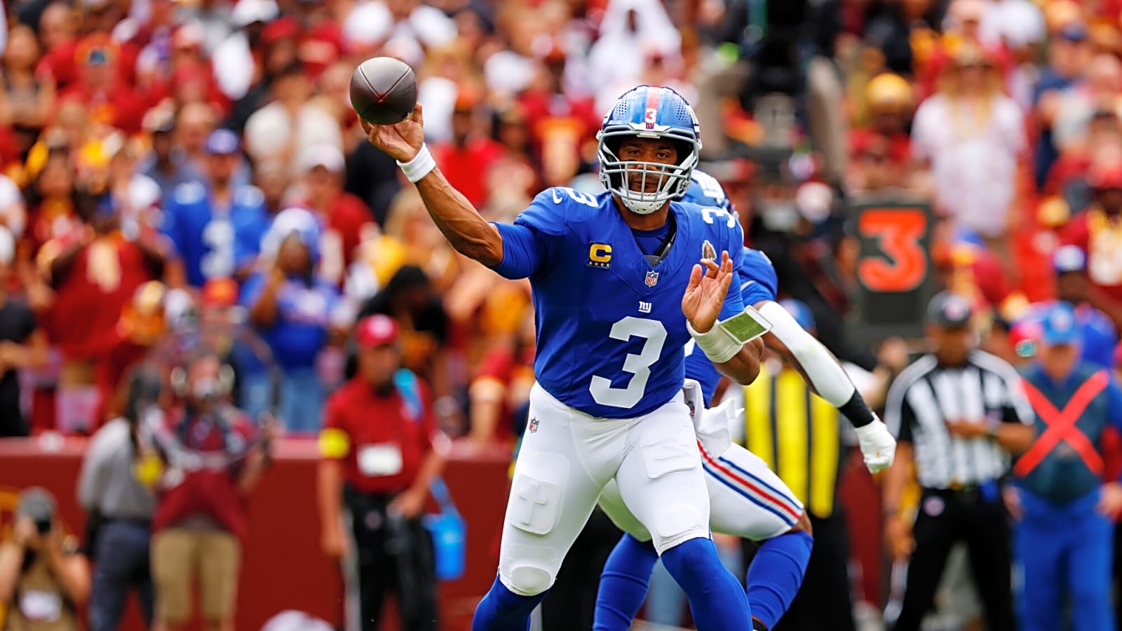 Giants Sticking With QB Russell Wilson In Week 2