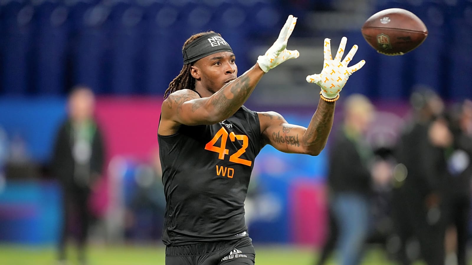 New Las Vegas Raiders wide receiver Dont&#39;e Thornton asked for something in his rookie season that he may end up regretting