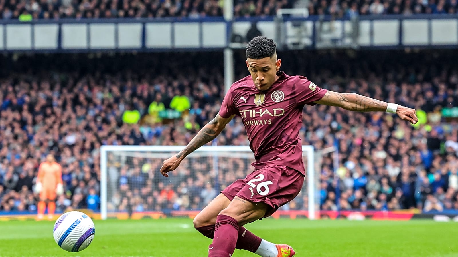 One Manchester City winger has shown signs during his debut season with the club