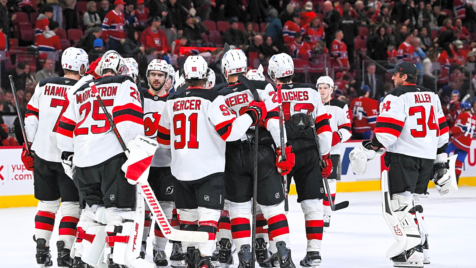 The Devils are using poutine to taunt Quebecers and the Canadiens