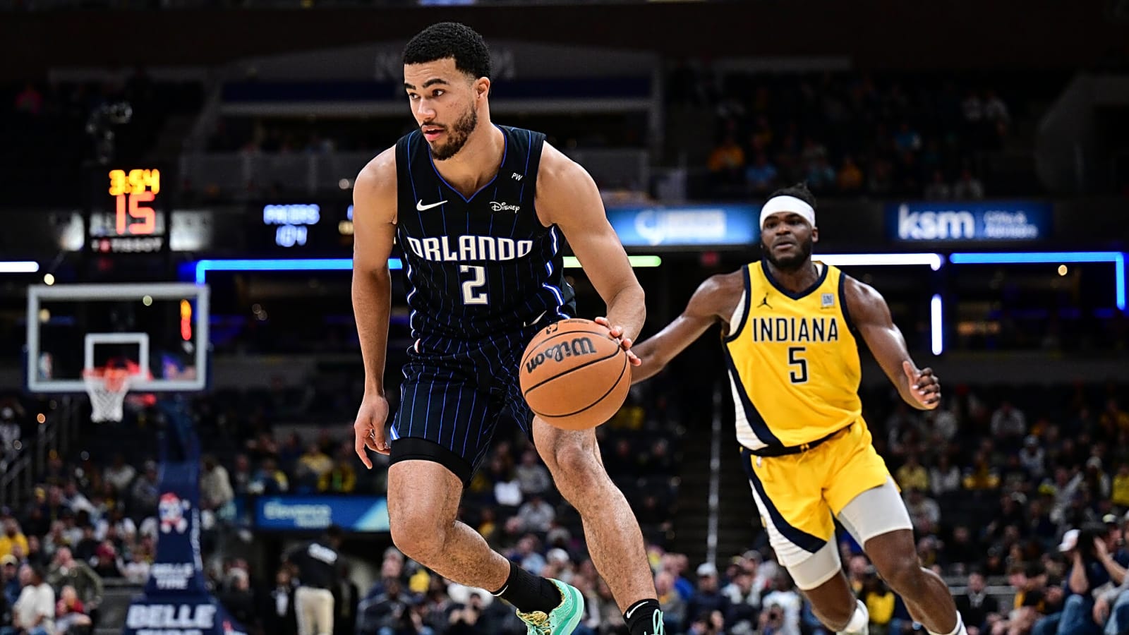 Magic end Pacers&#39; six-game win streak, 129-115
