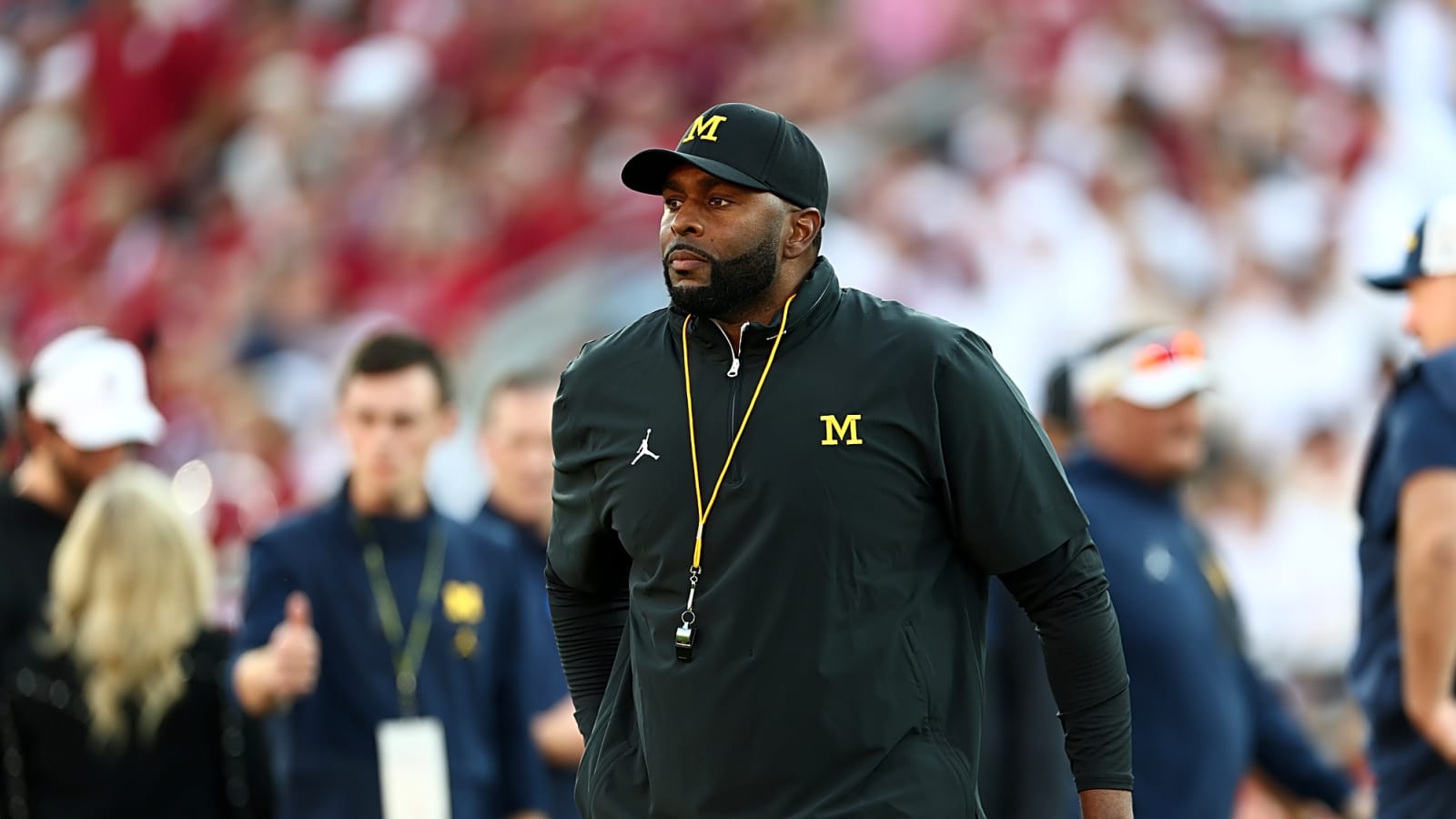 Sherrone Moore's Suspension 'Heartbreaking,' Acting Michigan Football Coach Poggi Says